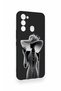 Tecno Spark 8C Compatible Lady Patterned Silicone Case - 3