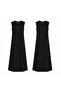 Classic Midnight Black Abaya Inner - Set of 2