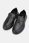 Men's Black Genuine Natural Leather Eva Sole Loafer Daily Shoes - 2