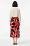 Women's Plus Size Midi Beach Skirt Floral Patterned 100% Viscose Relaxed Fit Summer Collection Casual Stylish - 5