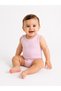 Baby Athlete Bodysuit Cotton Ribbed Snap Fastener Sleeveless Baby Bodysuit