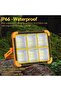 LED Flood Light, 5 Color Modes, Super Bright Outdoor Lighting with Adjustable Stand, IP66 Waterproof, Portable Work & Security Lamp for Garden, Camping, Garage, Emergency - 5