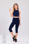 Premium, 4-Season High Waist Supportive Yoga-Sports Ultra Soft and Flexible Women's Capri Leggings