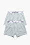 2-Pack Men's Boxer Shorts - Button Fly Gray