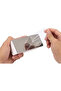 ساعة مكتب LED مع مرآة ووظيفة الغفوة وعرض درجة الحرارة، ساعة منبه رقمية لغرفة النوم وديكور المنزل باللون الأبيض - 6