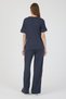 Women's Modal Fabric Tracksuit Set with Snap Buttons and Piping Detail on the Sides - 6