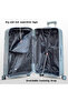 Hard Shell Luggage With Travel Backpack Combo, 24 Inch, Lightweight Glossy PP, Spinner Wheels, Number Combination Lock Suitcase - 5
