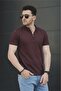 تي شيرت رجالي من Roderick ذو الياقة على شكل قرص العسل بنصف سحاب - 2