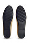 Women's Round Toe Leather Beige Espadrilles - 5