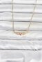 316L Steel Chain Gold Color Winged Pink Heart Model Women's Necklace