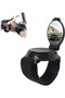 Bike Handlebar Mirror Wrist Mounted Rear View Mirror Adjustable Cycling Safety Mirror - 3