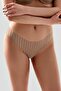 Women's Laser Cut Slip Cappuccino Panties C3T1N2963