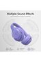 Wireless Bluetooth Headphone with 3 EQ Modes, 70 Hrs Play Time, HiFi Stereo, Over Ear (Purple) - 3
