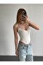 Women's Lace Detailed Thin Strap V-Neck Bodysuit - 2