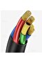 كابل شحن سريع قابل للسحب 3 في 1 بقوة 66 واط - USB إلى Type-C/iP/Micro، طول قابل للتعديل 1.1 متر، أسود - 7