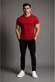 Men'S/Unisex T-Shirt Crew Neck Slim Fit Cotton Short Sleeve - 2