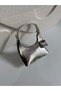 Isabella Model Hand and Women's Shoulder Bag Silver - 2