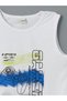 Lcw Kids White Crew Neck Boys' Tank Top and Swim Shorts - 3