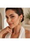 Gold Sea Shell Shaped Women's Earrings with Mint Detail - 4