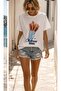 Food art churos embroidery detailed premium t-shirt - 4