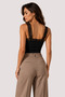 Women's 2-Piece Lace Detailed V-Neck Cotton & Modal Stretchy Bustier Undershirt - Advantage Pack of 2 - 6