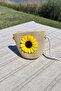 Summer Girl's Gift Straw Hat Bag Set Sunflower Model |   Sunscreen Beige Beach Combination - 6
