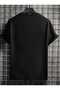 Children/Women/Men's Ataturk - Flag Printed Short Sleeve Black T-Shirt - 2