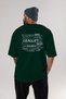 Deadlift Oversize Back Printed Green T-Shirt 100% Cotton Streetwear Premium Comfortable Fit - 5