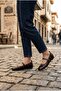 35016 Comfortable Soft Ballet Shoes with Buckle Detail for Women - 6