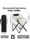 Portable Folding Chair for Sauna Fast Folding Chair with Carry Bag and Side Pocket Sauna Chairs for Adults Home Steam Sauna Chairs Carry Chair for Camping Tailgates Beach and Sports - 2