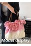 Women's Gradient Canvas Tote Bag Tassel Large Capacity Shoulder Bag Fashion Embroidery Versatile Han - 7