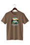 Nature Mountain Caravan and Sunset My Therapy Printed T-Shirt 100% Cotton