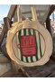 Sardines Graphic Round Tote Bag - Fun Coastal Beach Bag, Summer Shoulder Bag - 4