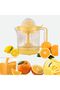 25W Electric Juice Extractor, 1.0L Transparent Juice Jug, Dual Rotation, Dust Cover & Cord Storage for Home, Office & Café - 7