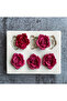 Rose Flower Silicone Mold, 6 Cavities for Candle Making, Chocolate and Soap Crafts, Grey - 2
