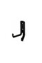 Metal Double Coach Hanger Furniture Hanger Black