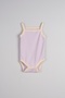 Baby and Child Strap Bodysuit & Shorts Set 100% Cotton (Lilac) - 2