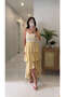 Postna Yellow Linen Skirt - 3