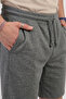Men's Pique Fabric Double-Legged Relaxed Fit Summer Shorts - Smoked - 3