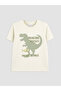 Green Crew Neck Printed Boys' 2-Piece T-Shirt - 2