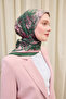 Lorena - Velora Art - Pine Green, Powder Pink, Plum - 161026-14 - 3
