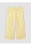 Trendlucky Girl's Brode Capri with Elastic Waist and Contrast Trim