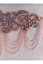 Handcrafted, Stone Embellished Evening Dress/Costume Applique - 4