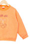 Girl's Sweatshirt Orange Long Sleeve Glitter Cherry Patterned Cute Kids Sweatshirt - 7