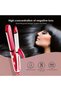 3-In-1 Hair Curler With Crimper And Straightener White/Red 350mm - 6