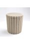 Florence Polyresin Cotton Jar 8.8x8.5x9.5cm - Beige - 3