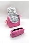 Pink Fox Character Patterned Primary School Bag 3-Piece Set Girl's Primary School Bag - 8
