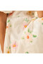 Round Neck Short Sleeves Knee Length A-line Dress with Floral Embroidery - 5