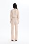 Women's Canvas Trousers Pnt00382 Stone - 5