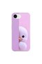iPhone 16E Compatible Plush 3 Design Transparent Case